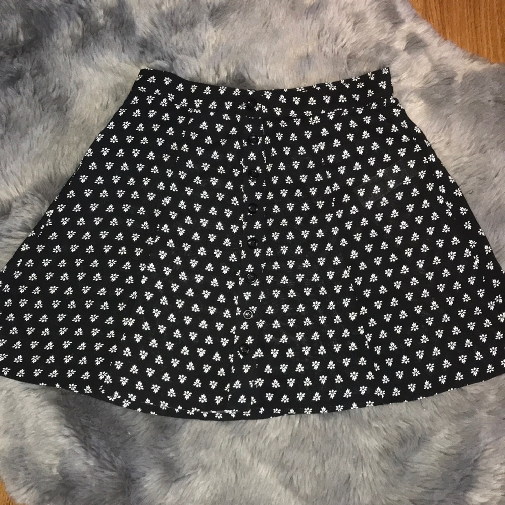 Black Print Skirt | Forever 21
